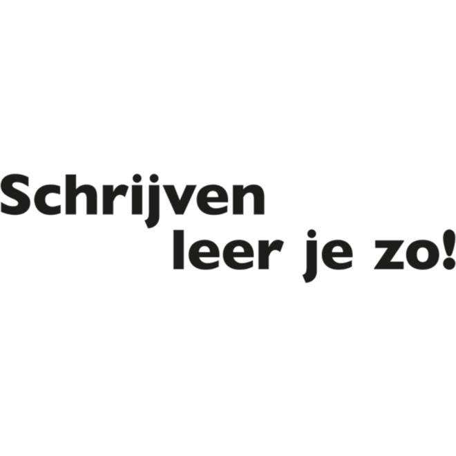 Schrijven leer je zo! | Complete methode